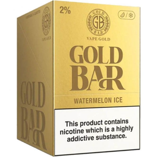 Gold Bar Vape Box Of 10