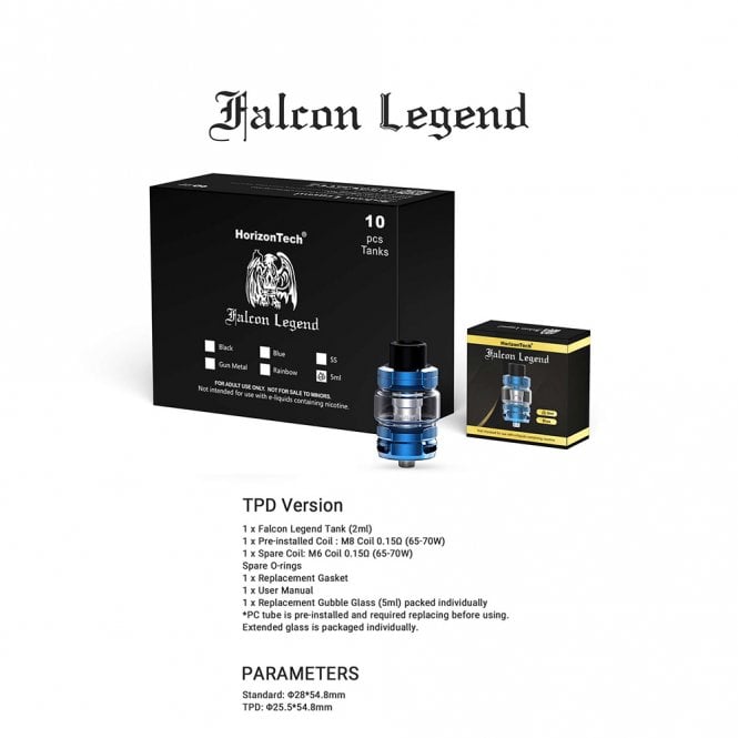 Horizontech Falcon Legend Tank package