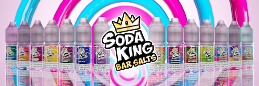 Soda King Bar Salts Banner