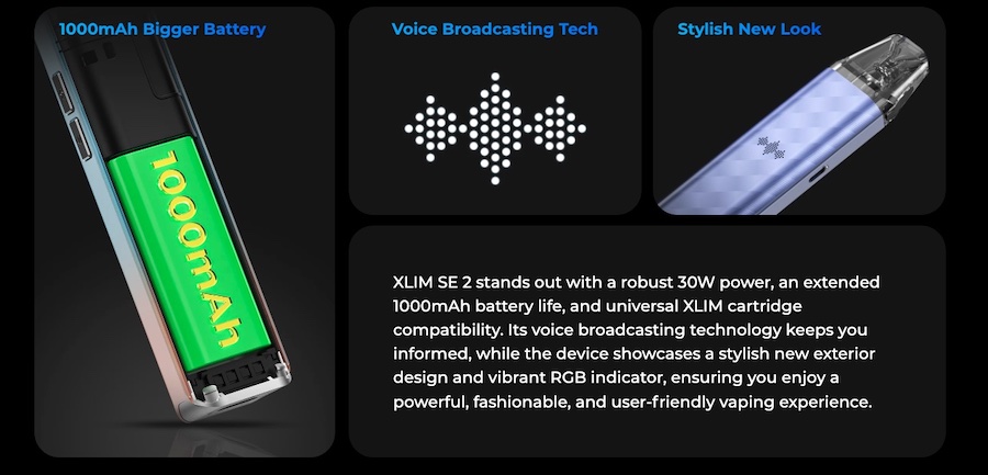 Xlim SE 2 Voice Broadcasting tech