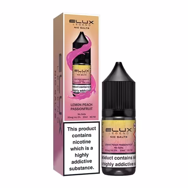 Elux Legend Nic Salts lemon peach passionfruit Elux Legend Nic Salts lemon peach passionfruit