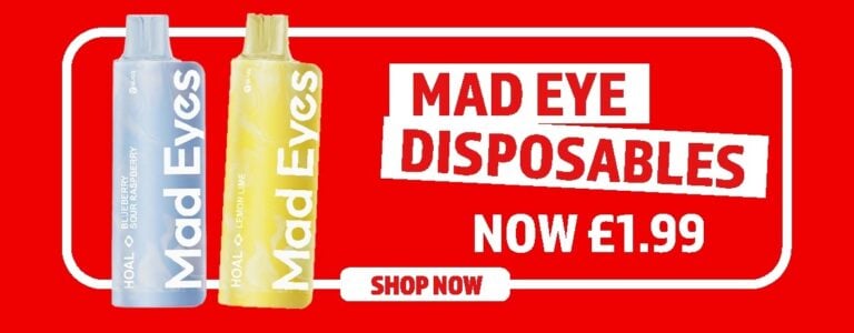 Mad Eye Disposables now 1.99