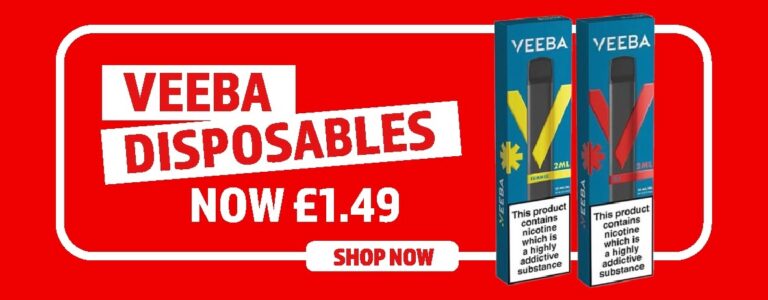 Veeba Disposables now 1.49