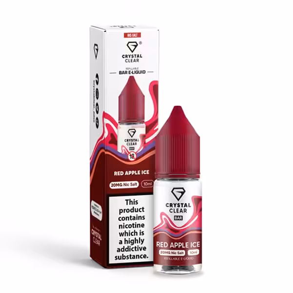 Crystal Clear Bar Salts Red Apple Ice Crystal Clear Bar Salts Red Apple Ice