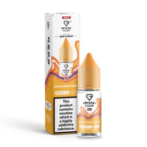 Crystal Clear Bar Salts White Peach Razz