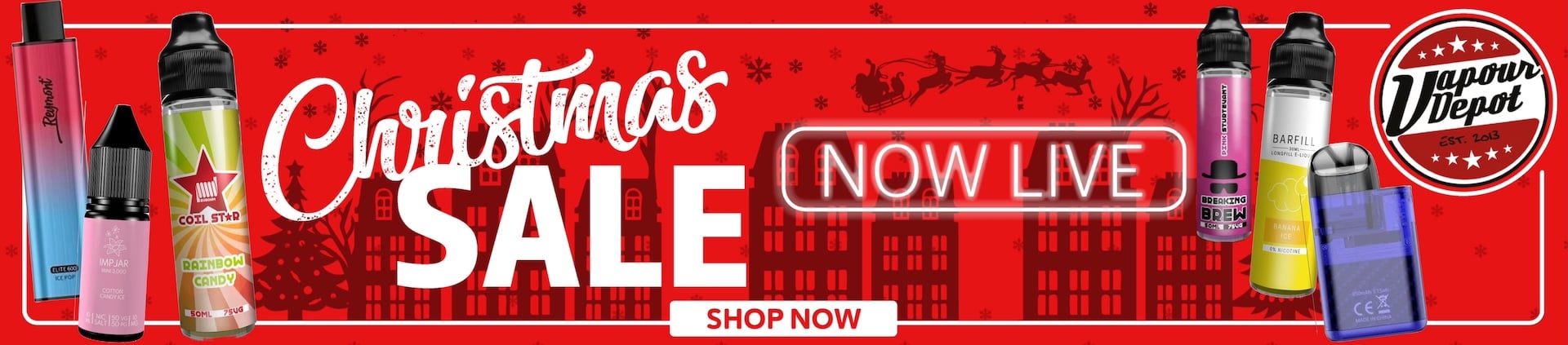 Christmas Sale Live CTA Web