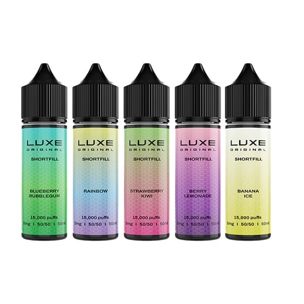LUXE Original 50ml Shortfills LUXE Original 50ml Shortfills
