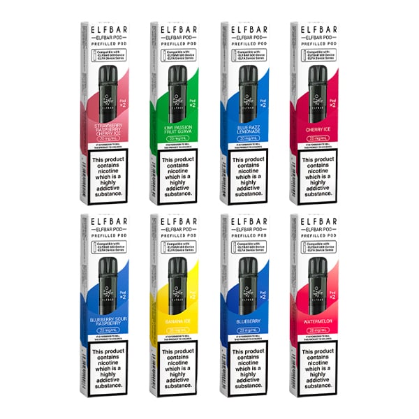 Elf Bar 600 Prefilled Pod Refill Group Image Elf Bar 600 Prefilled Pod Refill Group Image