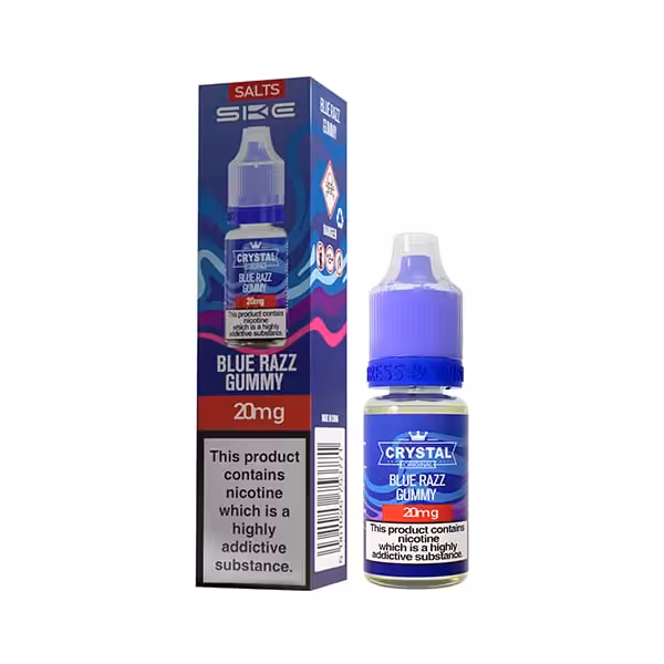 SKE Crystal Original Salts blue razz gummy SKE Crystal Original Salts blue razz gummy