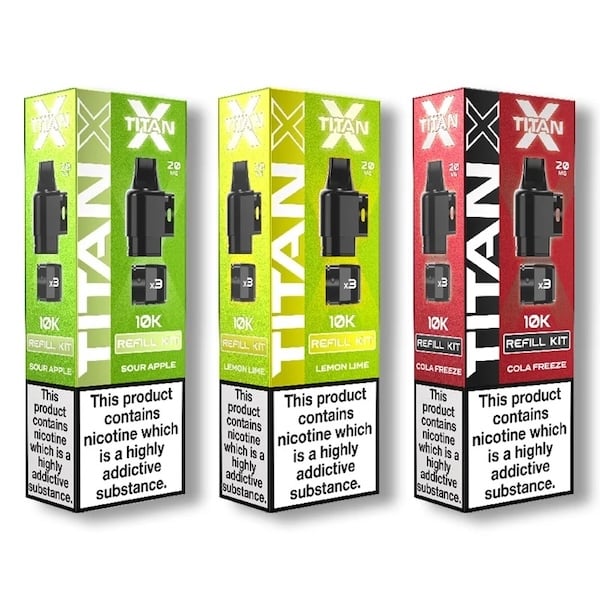 Titan X Prefilled Pod Refill Titan X Prefilled Pod Refill
