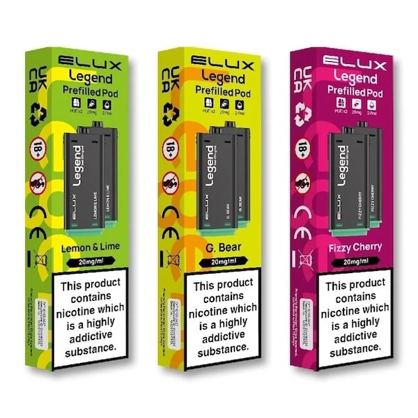 Elux Legend 1500 2-in-1 Pre-filled Pods Elux Legend 1500 2 in 1 Pre filled Pods