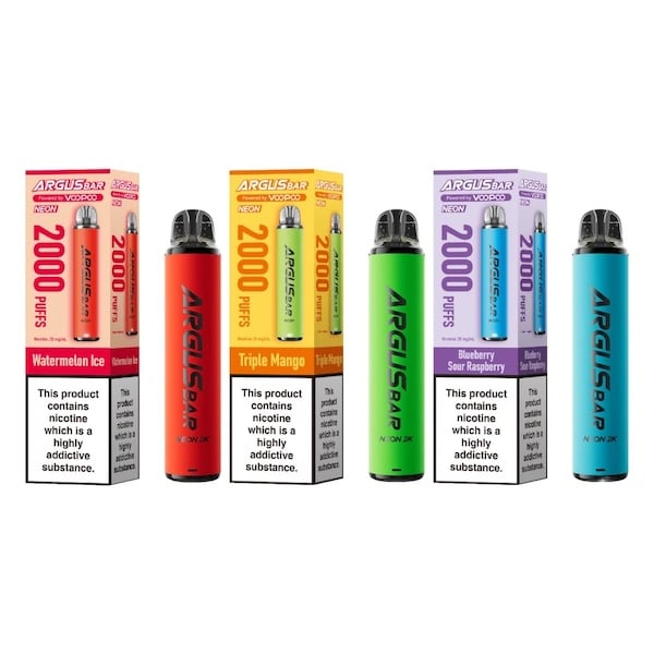 Voopoo Argus Bar Neon 2K Prefilled Pod Vape Kit Voopoo Argus Bar Neon 2K Prefilled Pod Vape Kit