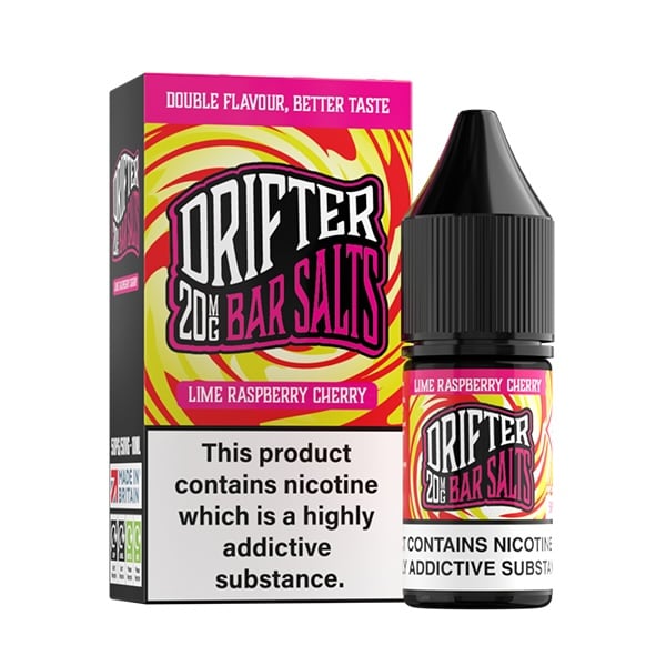 Drifter Bar Salts Lime Raspberry Cherry Drifter Bar Salts Lime Raspberry Cherry