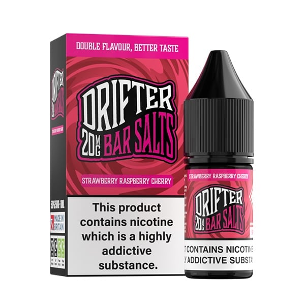Drifter Bar Salts Strawberry Raspberry Cherry Drifter Bar Salts Strawberry Raspberry Cherry