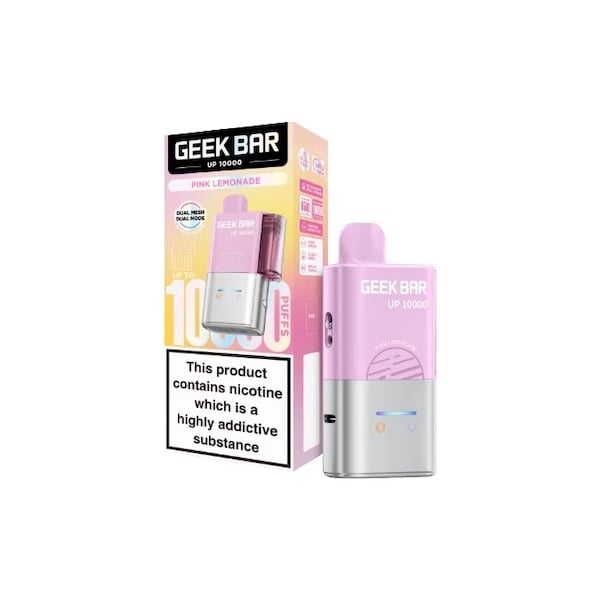 Geek Bar UP 10000 Prefilled Pod Vape Kit Pink Lemonade