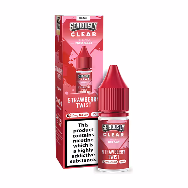 Seriously Clear Strawberry Twist Bar Salts Seriously Clear Strawberry Twist Bar Salts